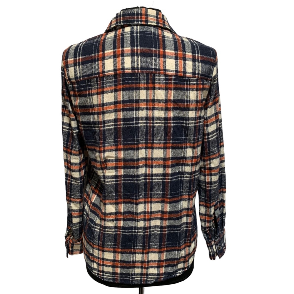 JACHS MFG CO. Flannel Plaid Shirt Long Sleeve Size Large - Picture 4 of 12